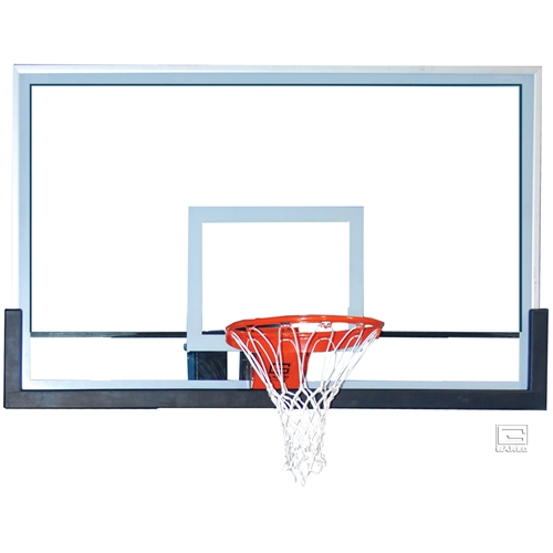 Picture of Gared Sports BB60G38HH 42 x 60 in. Glass Rectangular Backboard with Clear view