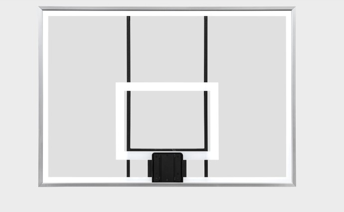42 x 60 in. Glass Rectangular Backboard