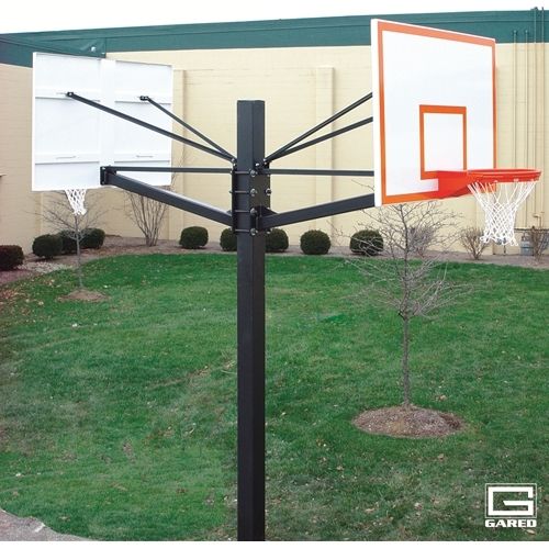 GP205G60 BB60G38 Glass 8800 Goal Endurance Double Board Playground System Backboard