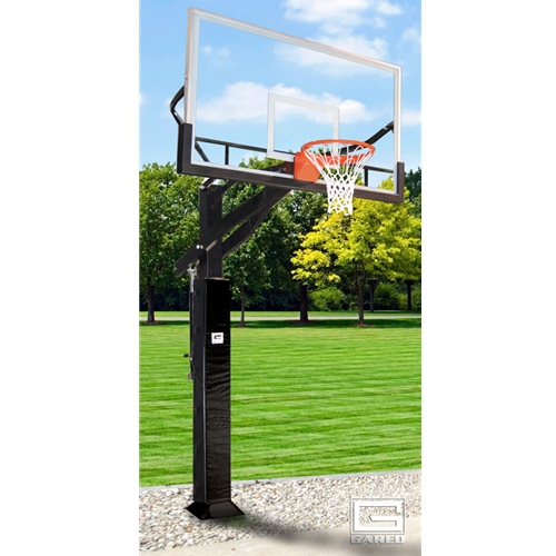 42 x 72 in. 2000 Plus Goal Glass Super Pro Jam Basketball System Backboard