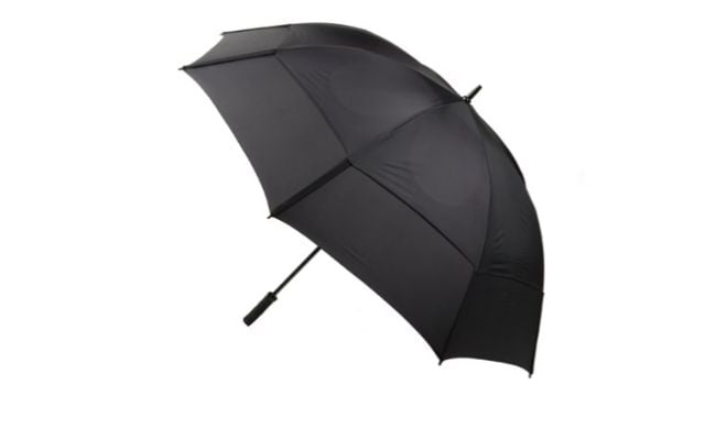 Wind Proof Golf Umbrella, Black - 62 in.