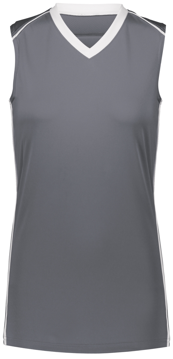 Ladies Rover Jersey, Graphite & White - Small