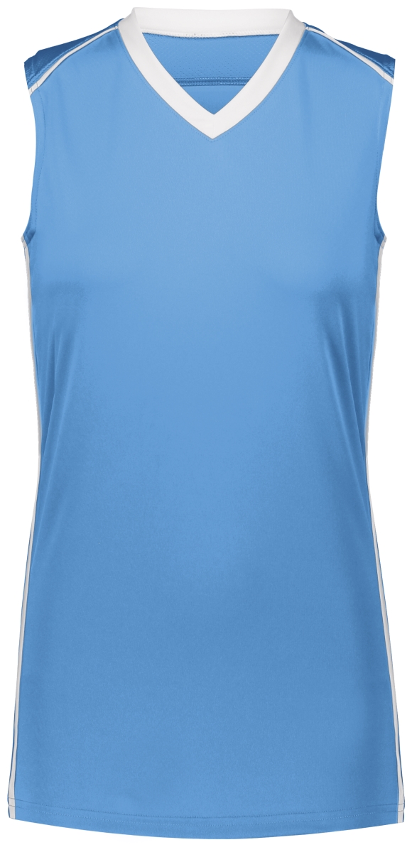 Girls Rover Jersey, Columbia Blue & White - Large