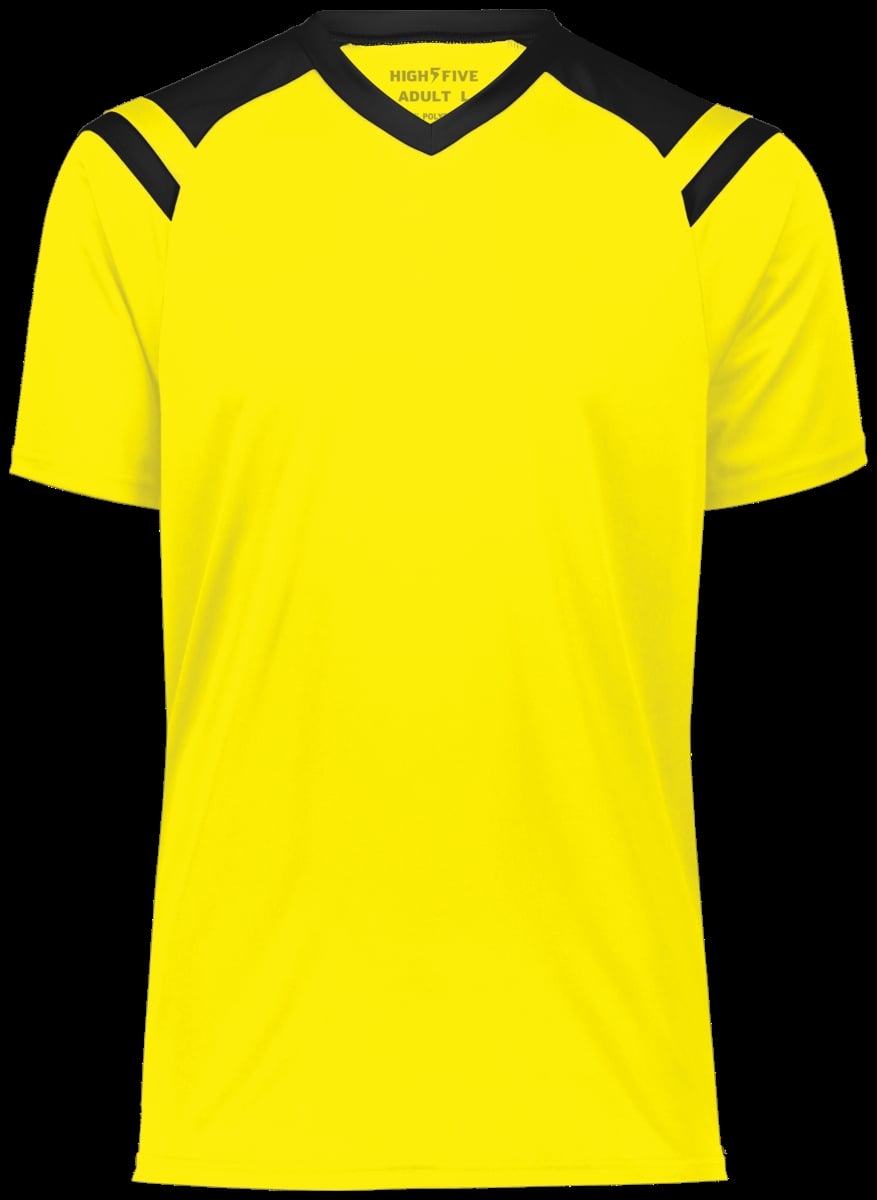 Youth Sheffield Jersey, Electric Yellow & Black - 2XS