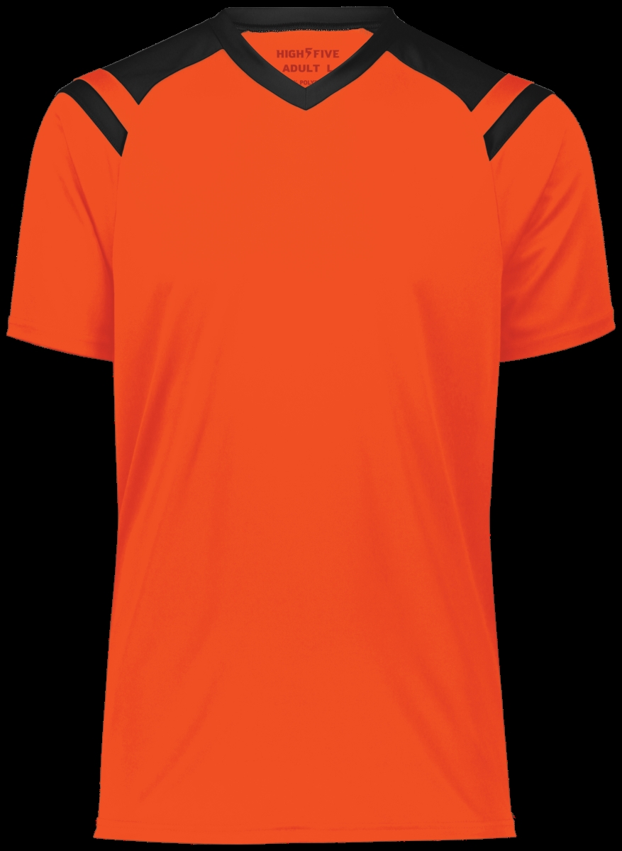 Youth Sheffield Jersey, Electric Orange & Black - 2XS