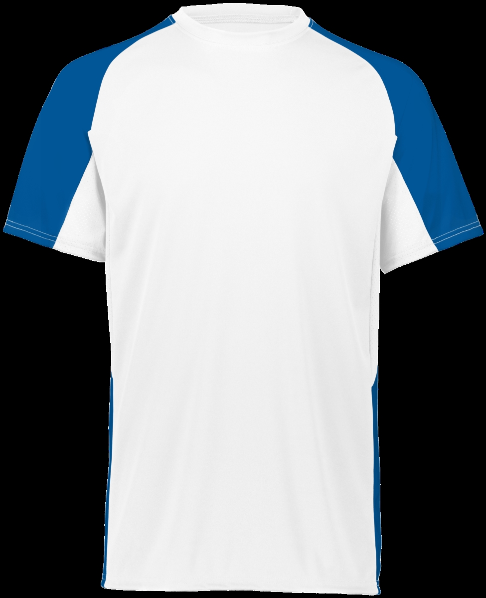Picture of ASI 1518.220.XXS Youth Cutter Jersey&#44; White & Royal - 2XS