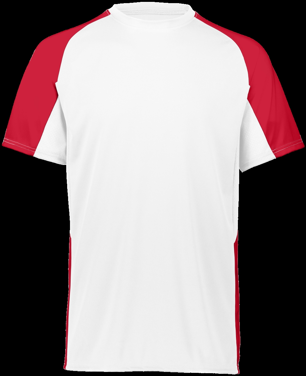 Picture of ASI 1518.225.XXS Youth Cutter Jersey&#44; White & Red - 2XS