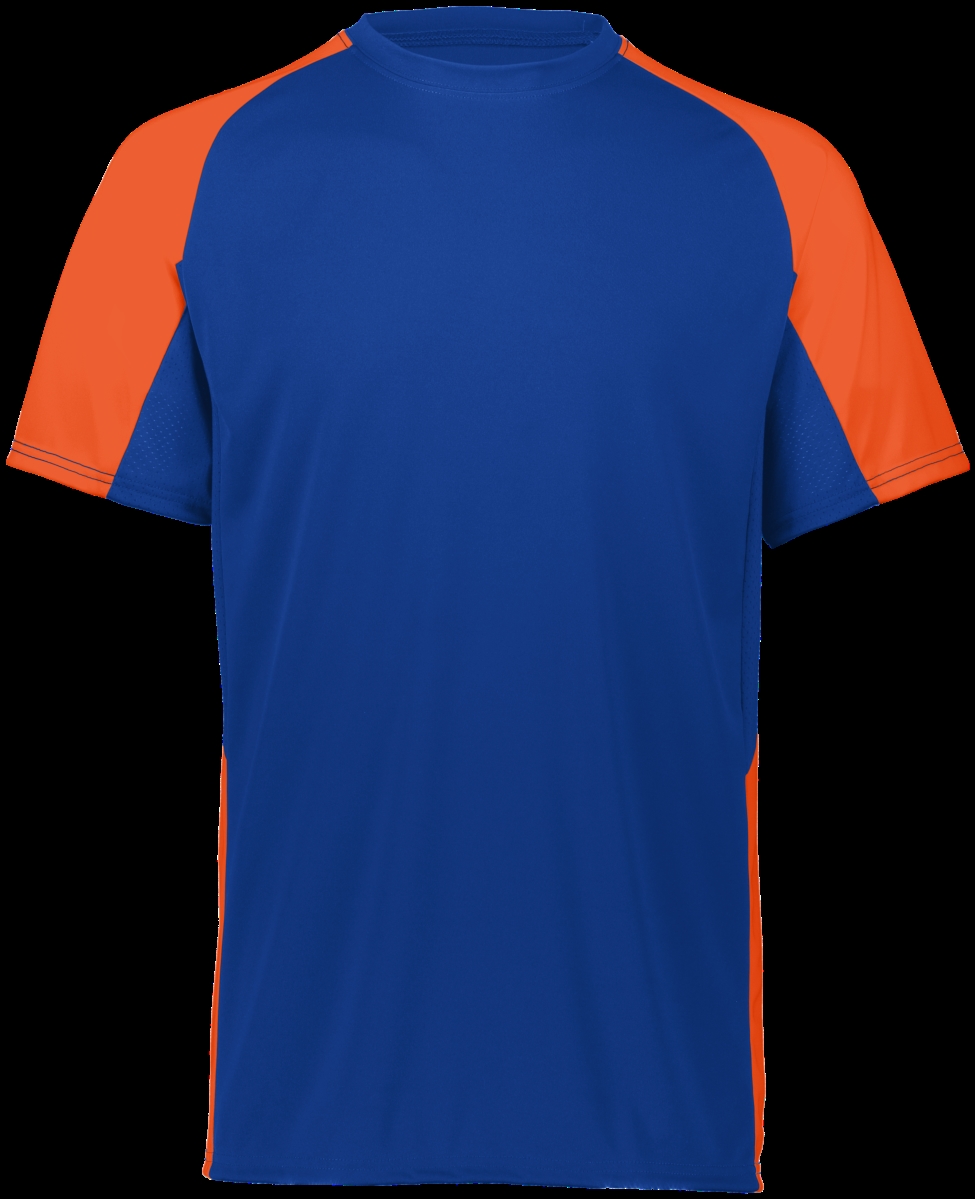 Picture of ASI 1518.284.XXS Youth Cutter Jersey&#44; Royal & Orange - 2XS