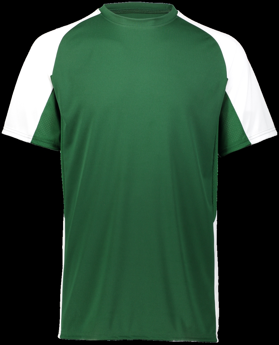 Picture of ASI 1518.438.XXS Youth Cutter Jersey&#44; Dark Green & White - 2XS