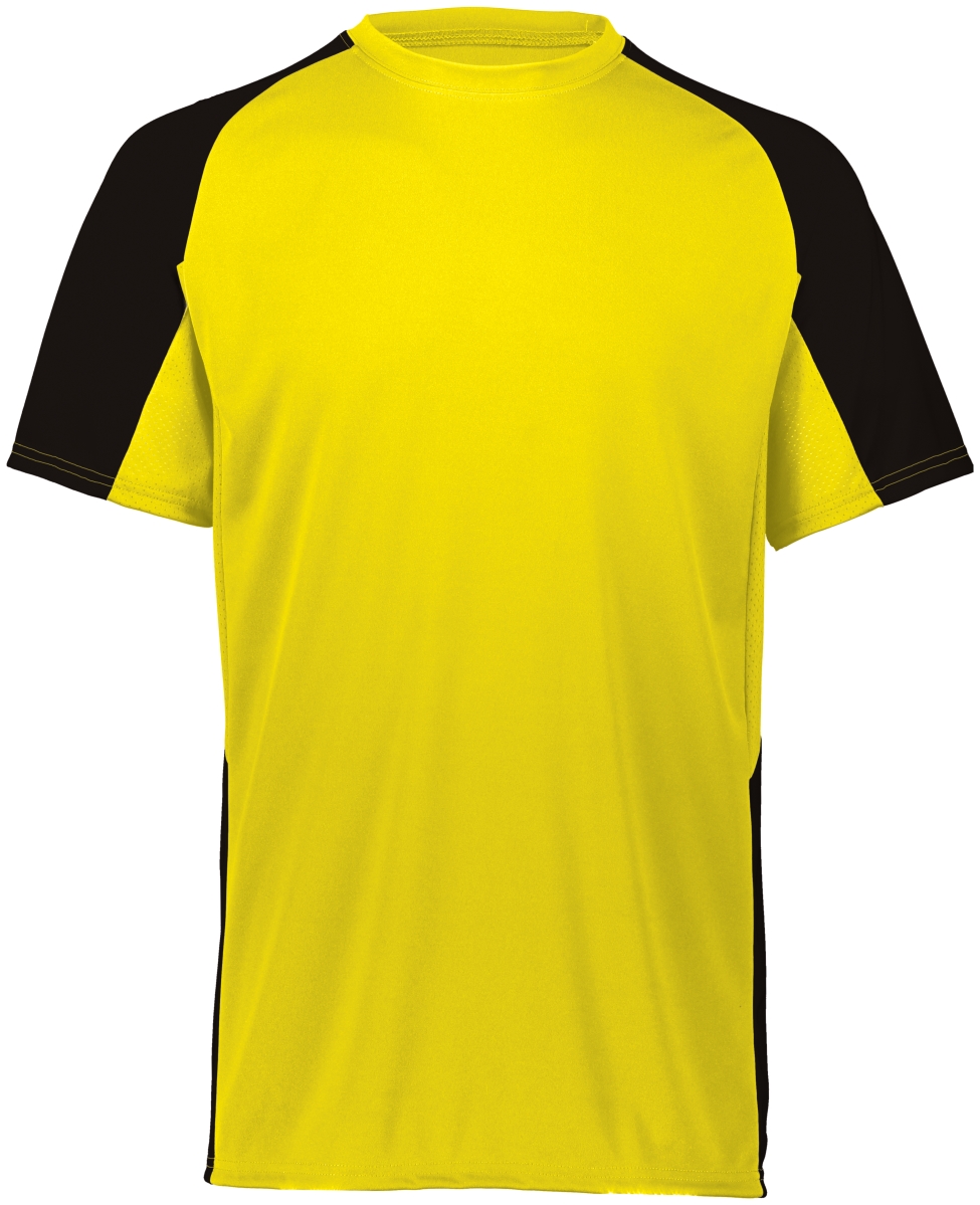 Picture of ASI 1518.457.XXS Youth Cutter Jersey&#44; Power Yellow & Black - 2XS