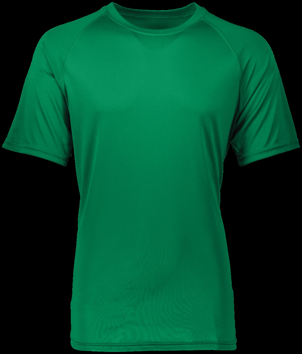 Picture of ASI 2791.030.XXS Youth Attain Wicking Raglan Sleeve T-Shirt, Kelly - 2XS