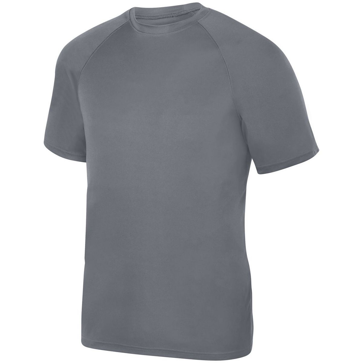 Picture of ASI 2791.059.XXS Youth Attain Wicking Raglan Sleeve T-Shirt, Graphite - 2XS