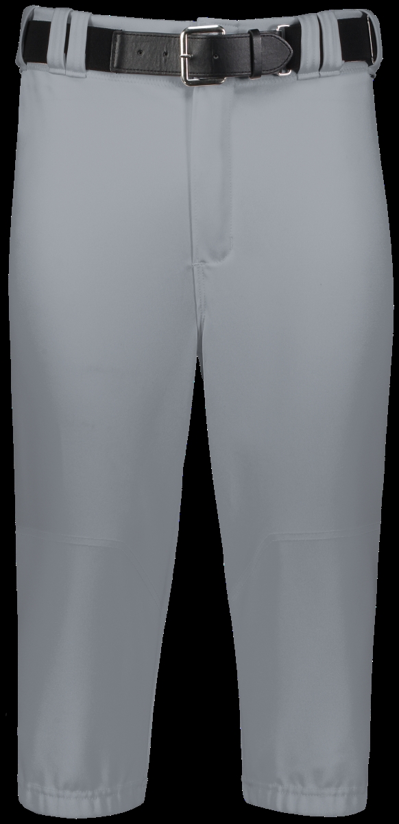 Adult Solid Diamond Series 2.0 Baseball Knicker Pant, Baseball Gray - 2XL