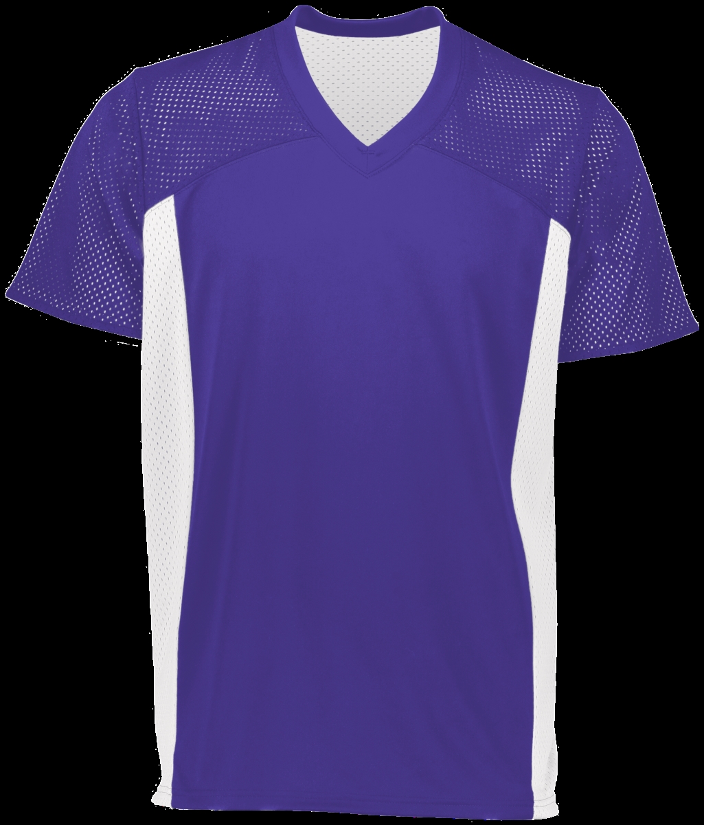 Picture of ASI 265.450.M Youth Reversible Flag Football Jersey&#44; Purple & White - Medium