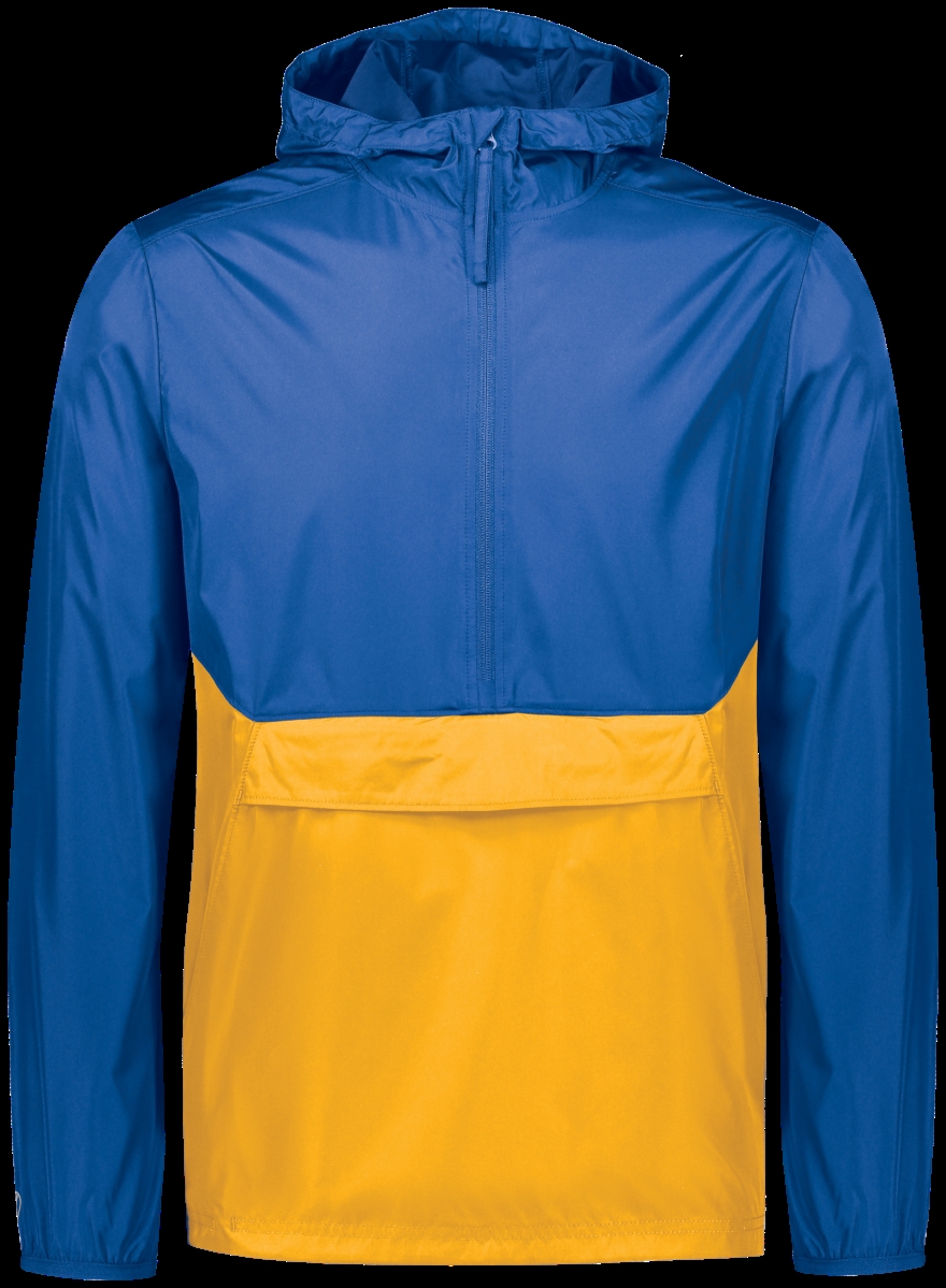 229534.281.S Adult Pack Pullover, Royal & Gold - Small