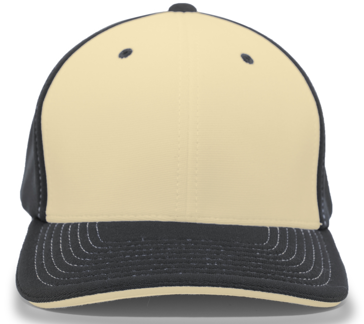 398F.42S.S-M M2 Performance Contrast Flexfit Cap, Vegas & Black - Small & Medium