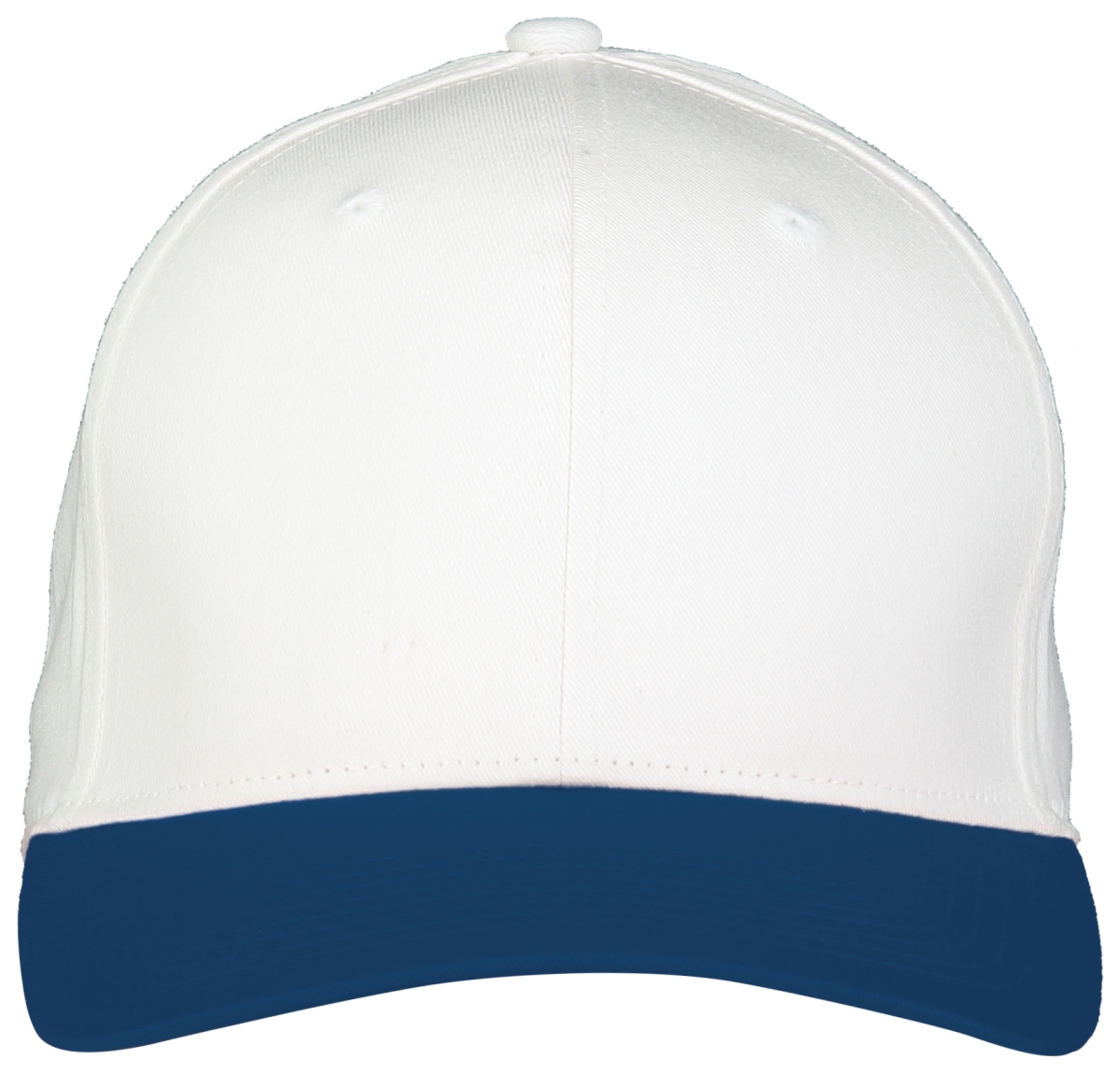 Picture of ASI 6251.221.OS Adult Rally Cotton Twill Cap&#44; White & Navy - One Size