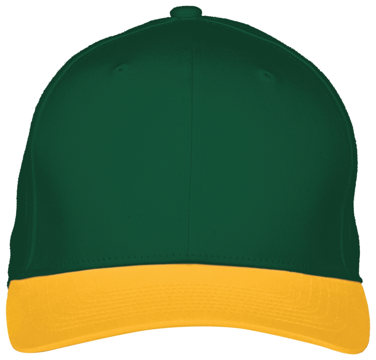 Picture of ASI 6251.442.OS Adult Rally Cotton Twill Cap&#44; Dark Green & Gold - One Size