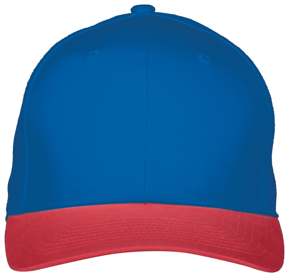 Picture of ASI 6251.W81.OS Adult Rally Cotton Twill Cap&#44; Royal & Scarlet - One Size