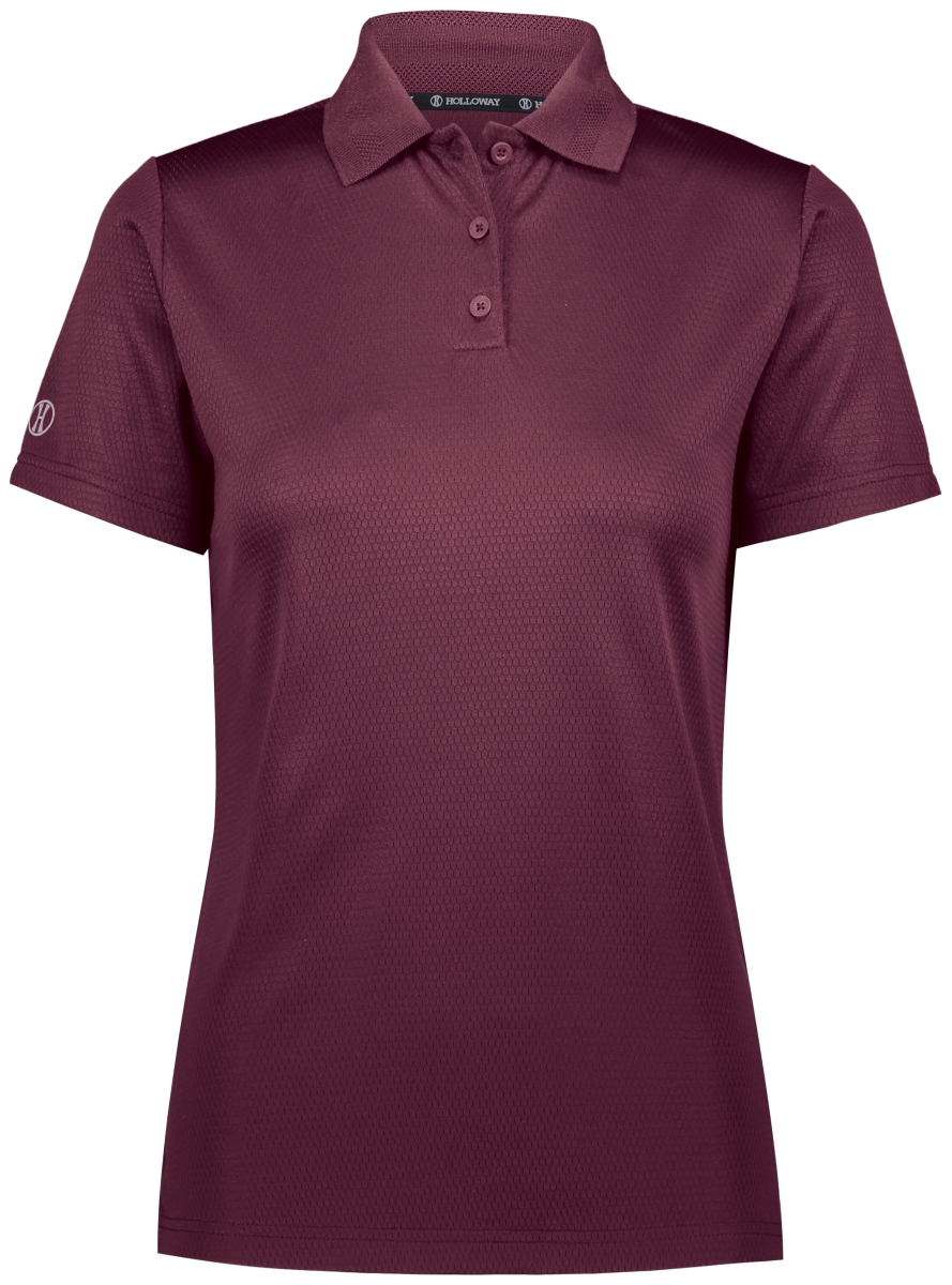 Holloway Ladies Prism Polo 2Xl Maroon (Hlw)