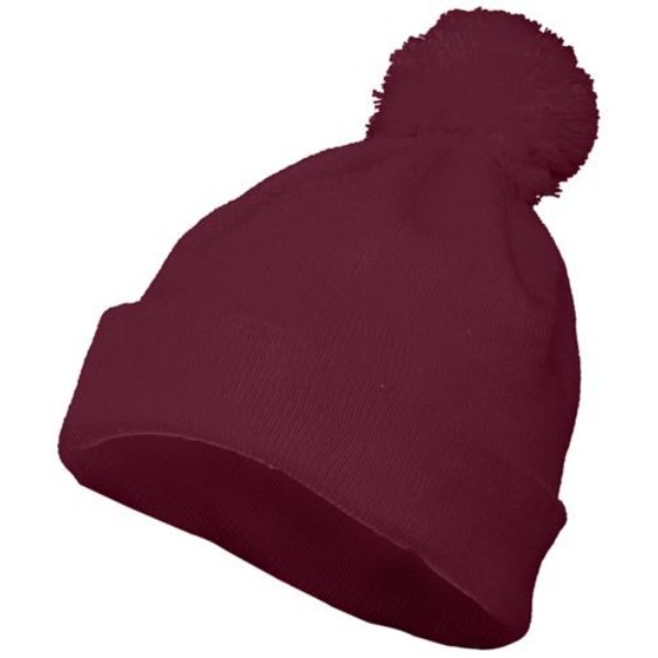 Picture of ASI 6816.045.OS Pom Beanie&#44; Maroon - One Size