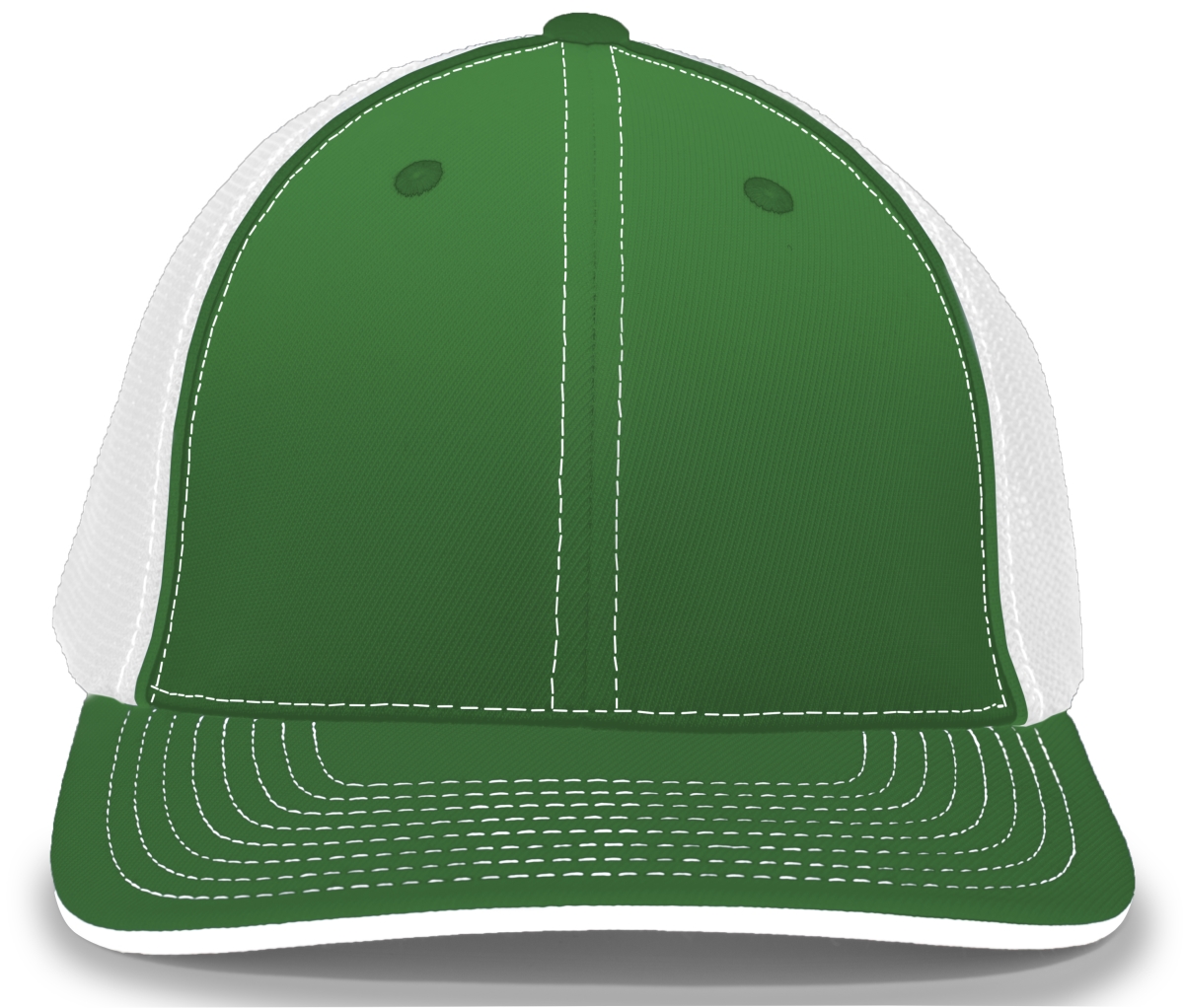 404M.340.S-M Trucker Flexfit Cap, Kelly & White - Small & Medium
