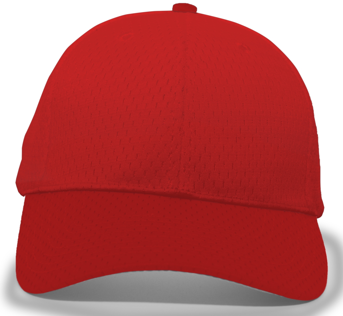 805M.J36.OS Coolport Mesh Hook & Loop Adjustable Cap, Cardinal - One Size