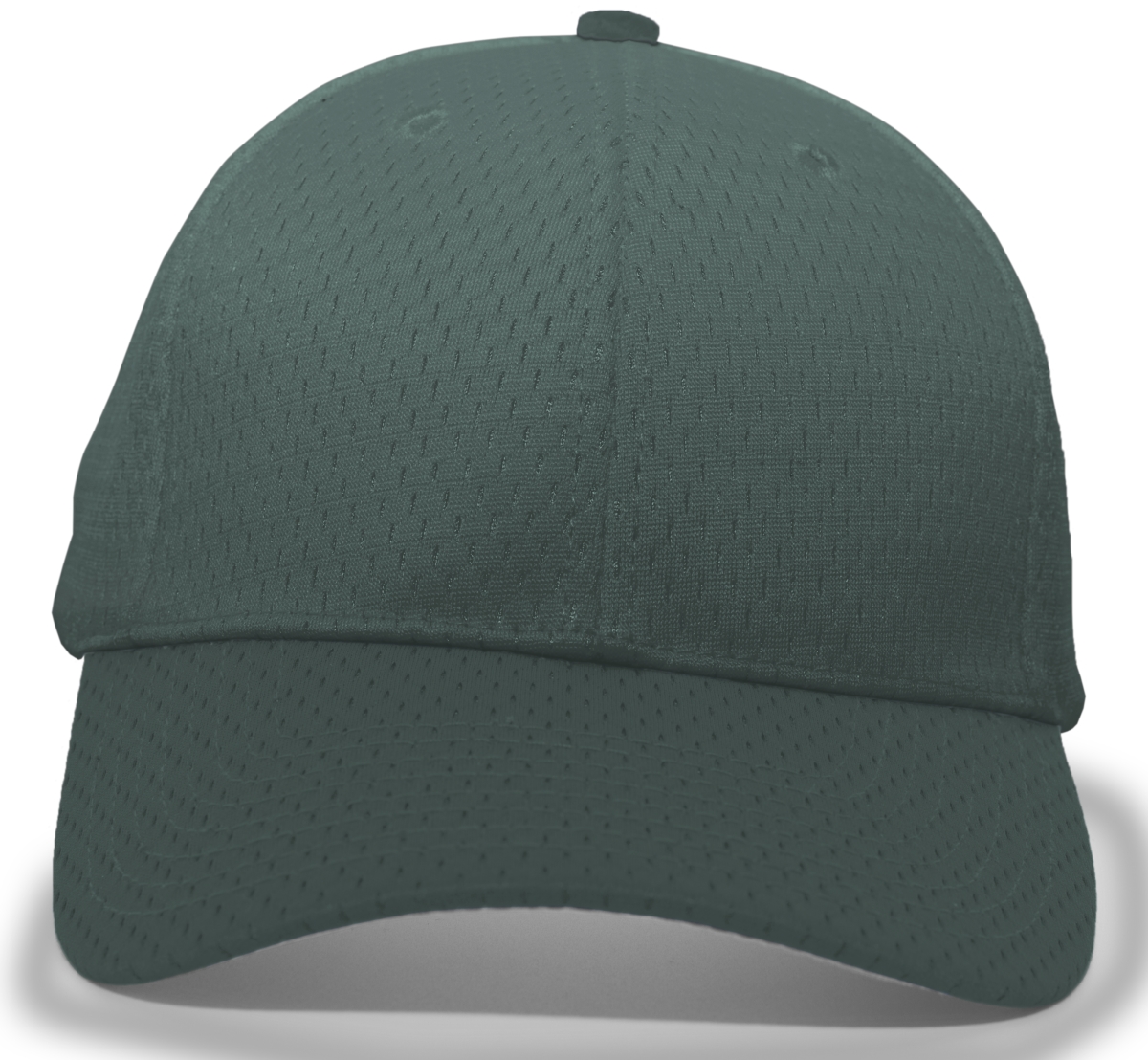 805M.035.YTH Coolport Mesh Hook & Loop Adjustable Cap, Dark Green - Youth
