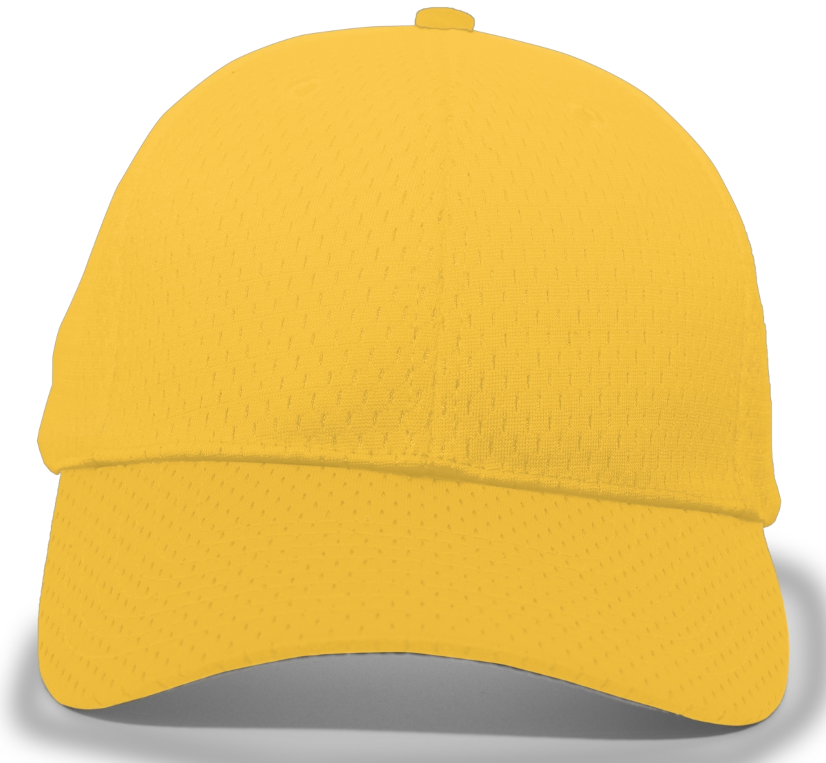 805M.025.OS Coolport Mesh Hook & Loop Adjustable Cap, Gold - One Size
