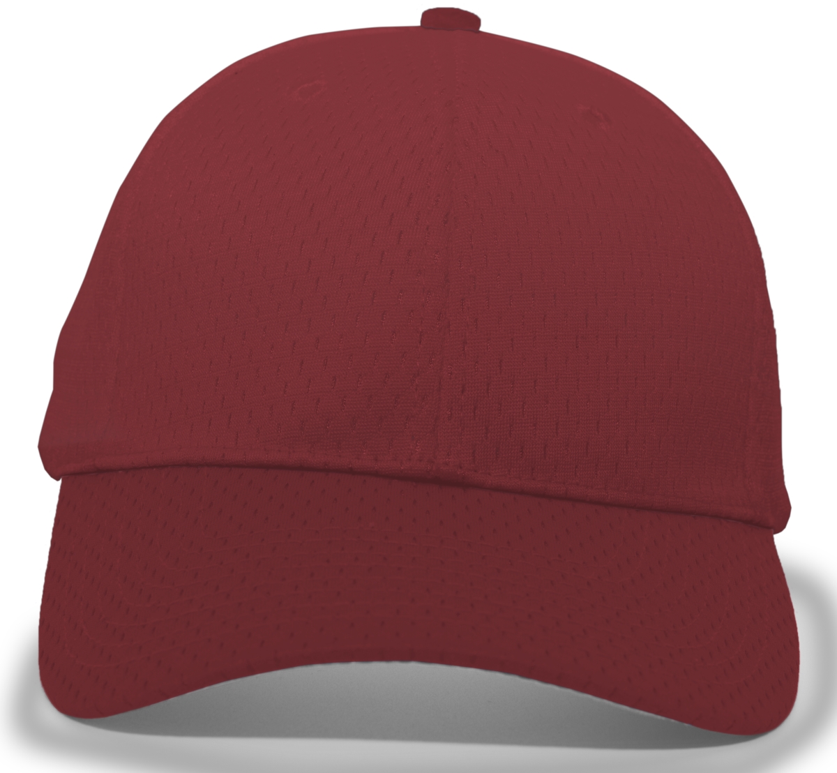 805M.045.YTH Coolport Mesh Hook & Loop Adjustable Cap, Maroon - Youth