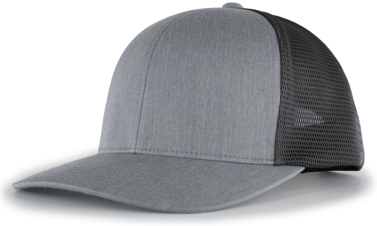 Trucker Flexfit Snapback Cap, Graphite & White & Graphite - One Size
