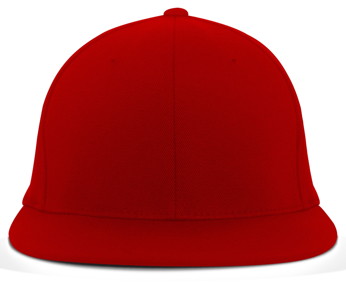 ES811.040.S-M Premium A-C 2 Performance Flexfit Cap, Red - Small & Medium
