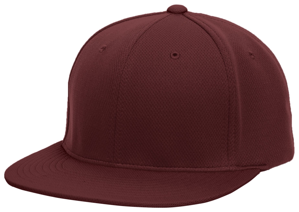 Premium P-Tec Flexfit Cap, Maroon - Extra Small