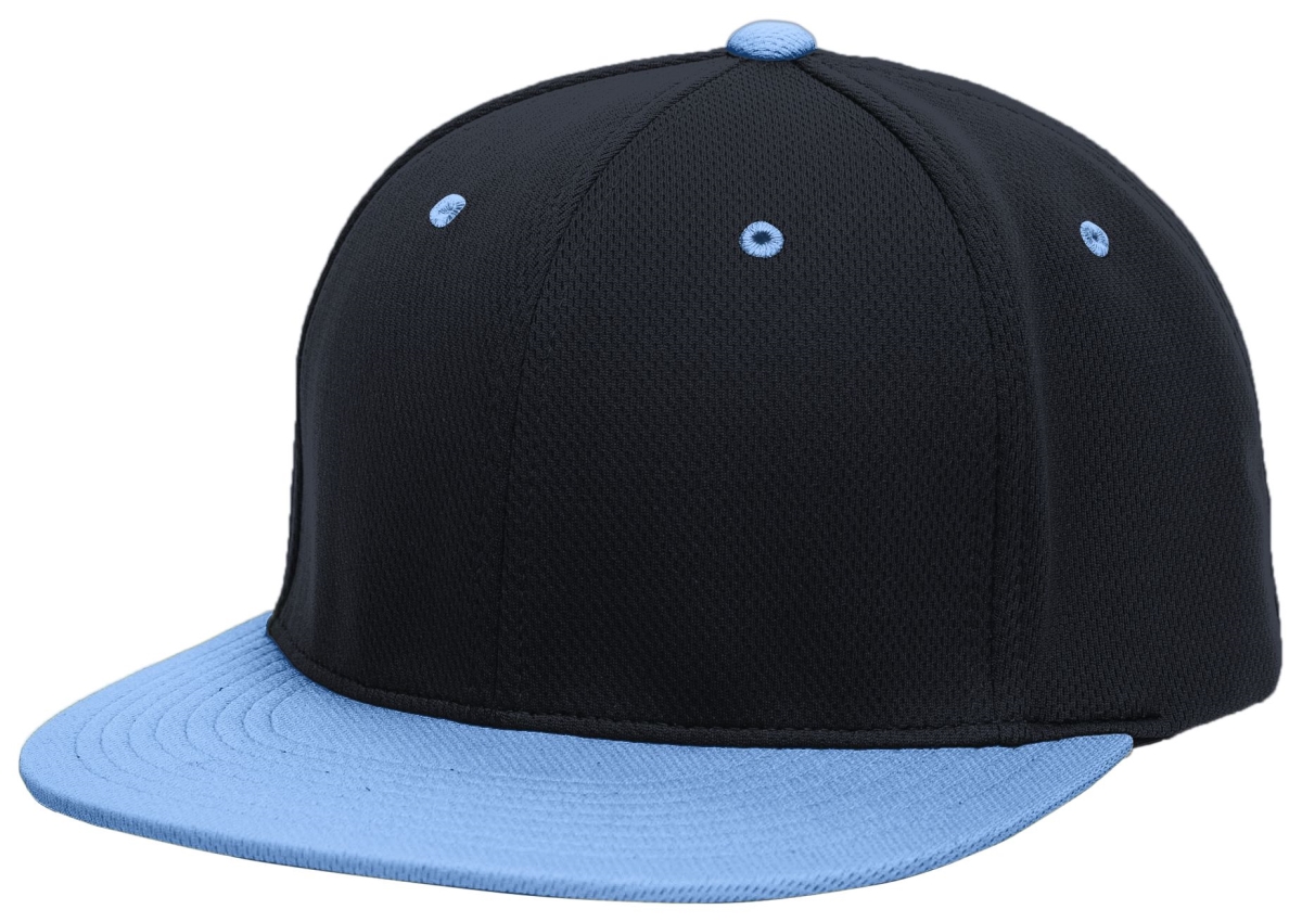 ES342.P32.XS Premium P-Tec Flexfit Cap, Navy & Columbia Blue - Extra Small