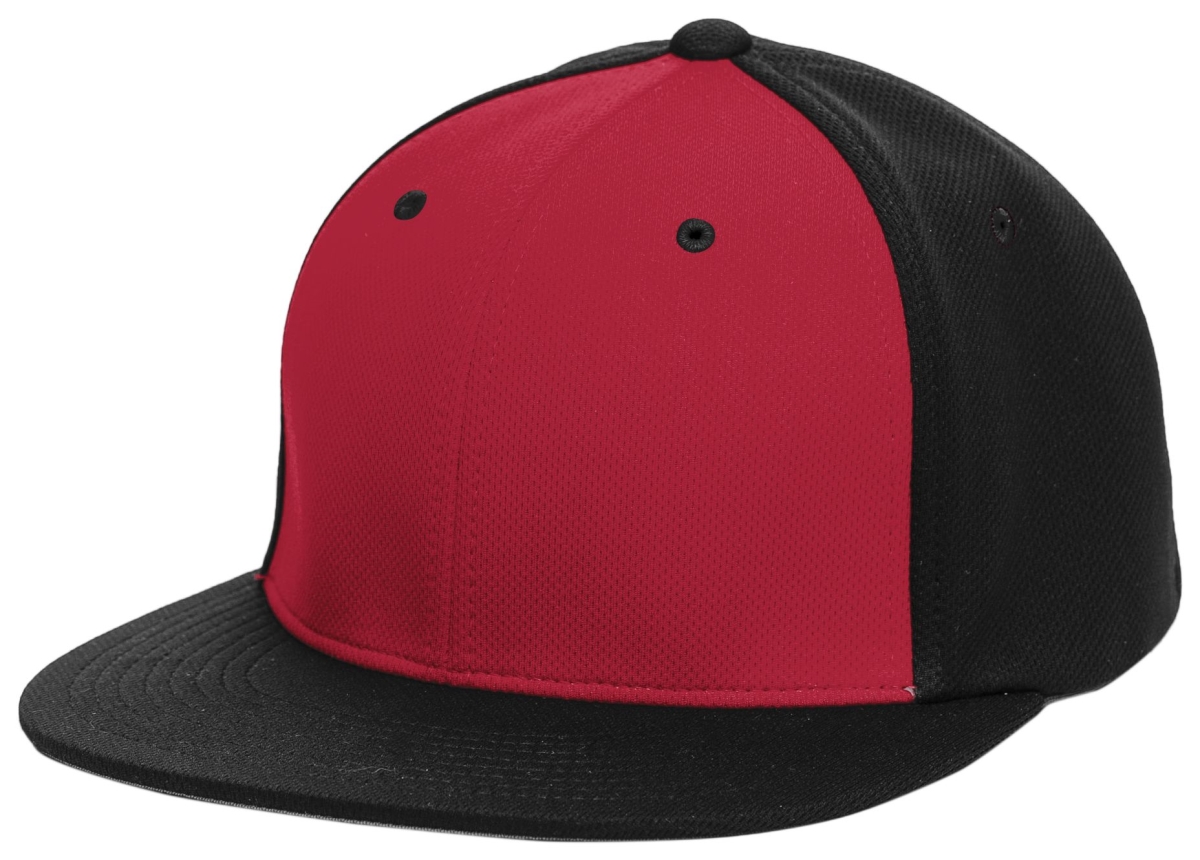 ES342.49Q.XS Premium P-Tec Flexfit Cap, Red & Black - Extra Small