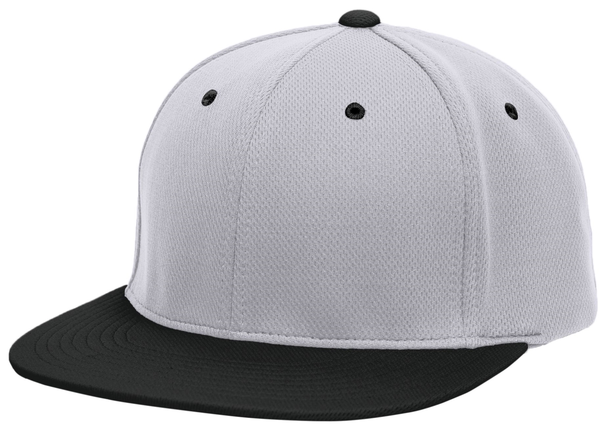 ES342.098.XS Premium P-Tec Flexfit Cap, Silver & Black - Extra Small