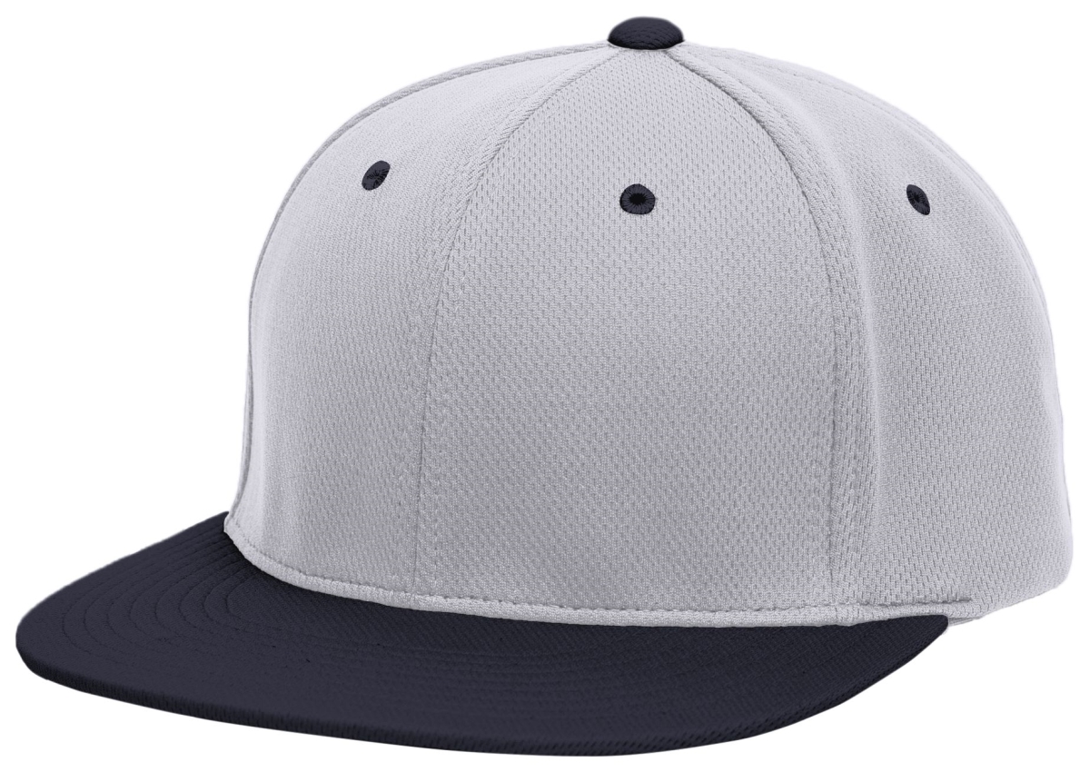 ES342.169.XS Premium P-Tec Flexfit Cap, Silver & Navy - Extra Small