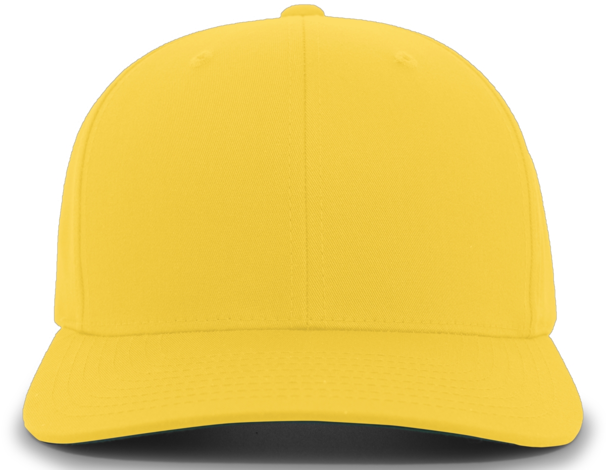 302C.025.OS Cotton-Poly Hook & Loop Adjustable Cap, Gold - One Size