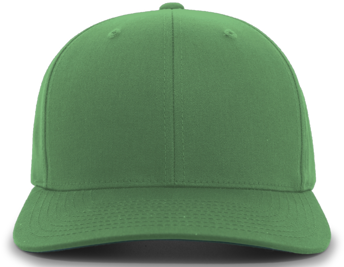 302C.030.OS Cotton-Poly Hook & Loop Adjustable Cap, Kelly - One Size