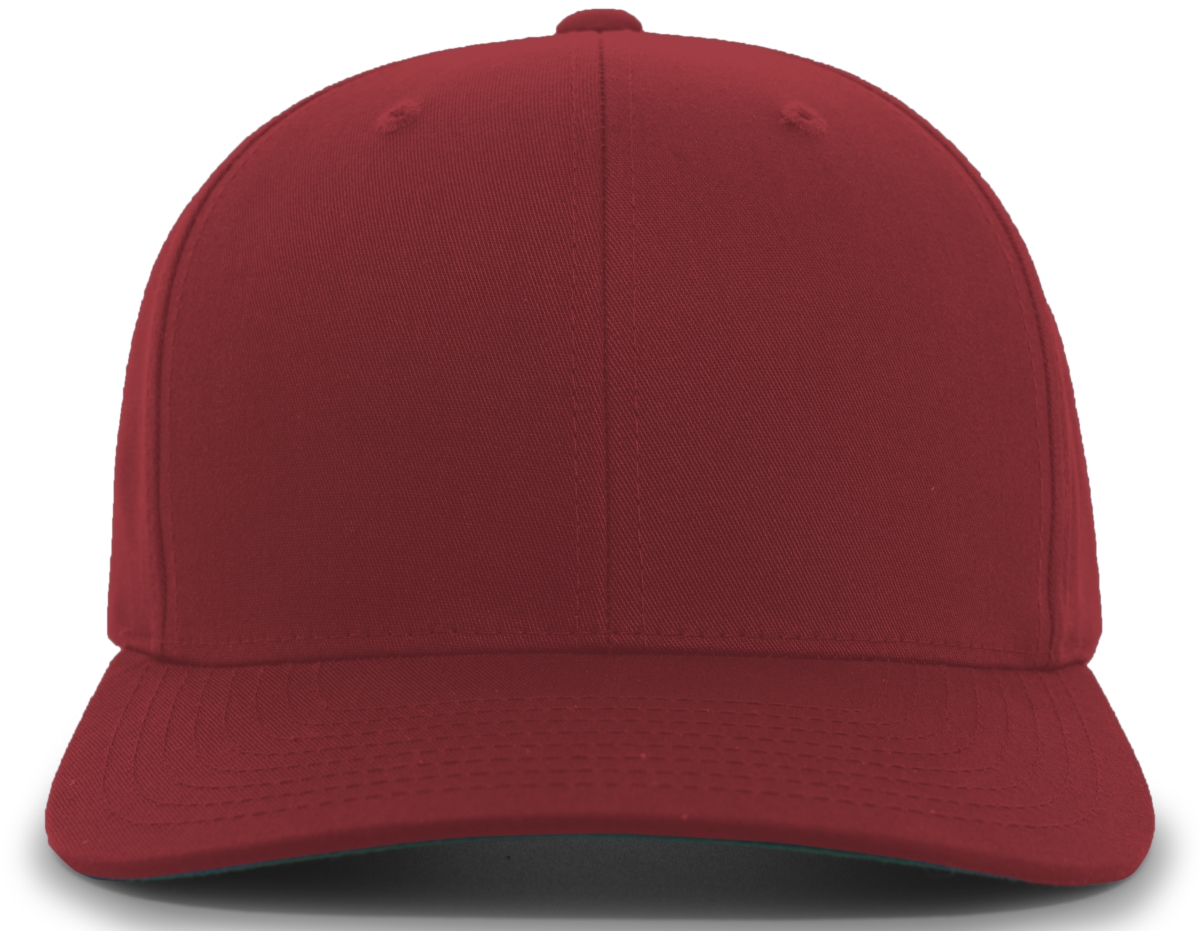 302C.045.YTH Cotton-Poly Hook & Loop Adjustable Cap, Maroon - Youth