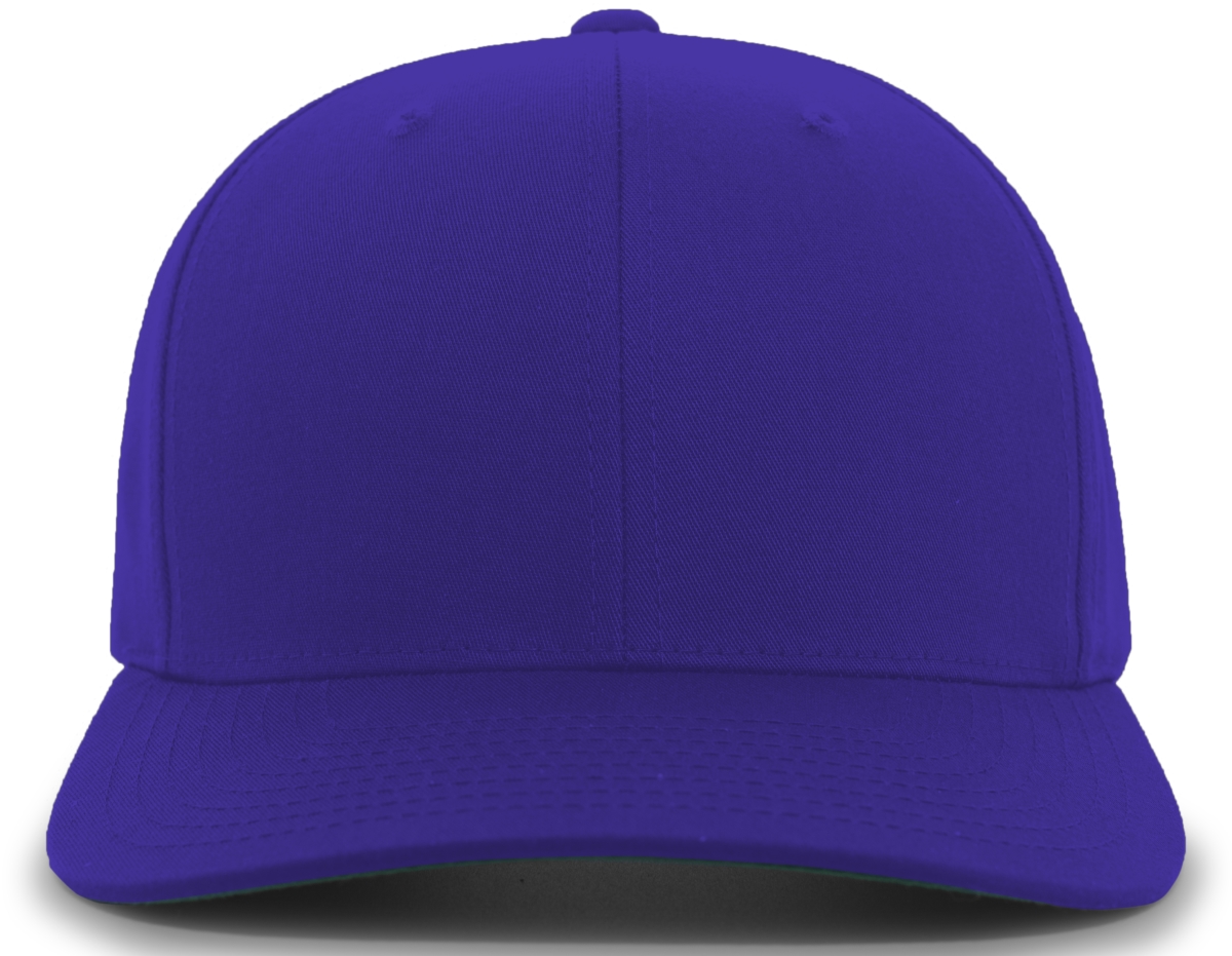 302C.050.OS Cotton-Poly Hook & Loop Adjustable Cap, Purple - One Size