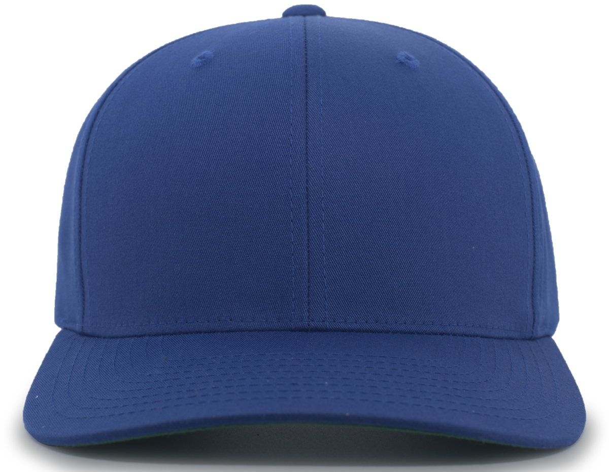 302C.060.OS Cotton-Poly Hook & Loop Adjustable Cap, Royal - One Size
