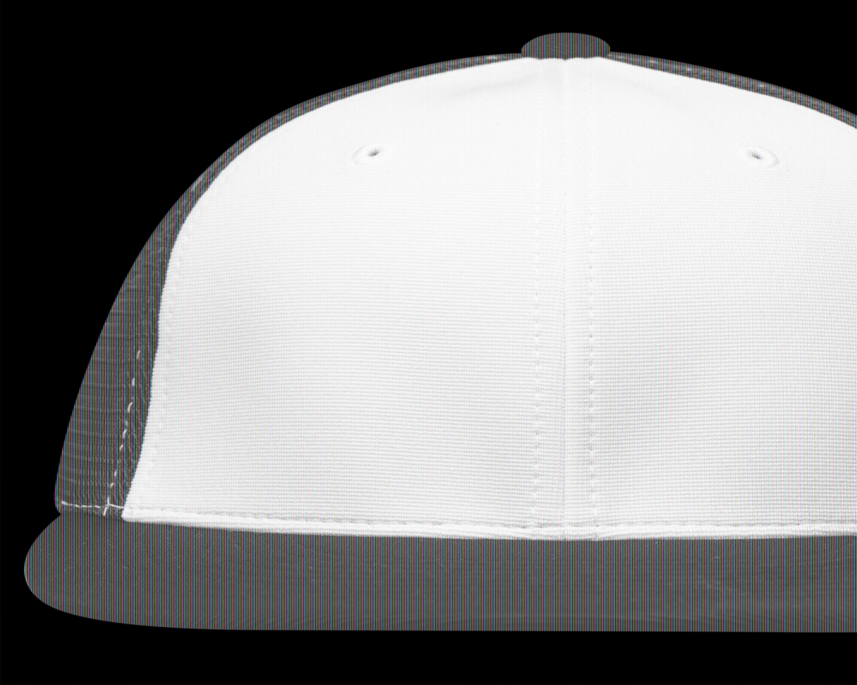 ES341.505.XS Premium M2 Performance Trucker Flexfit Cap, White & Black - Extra Small