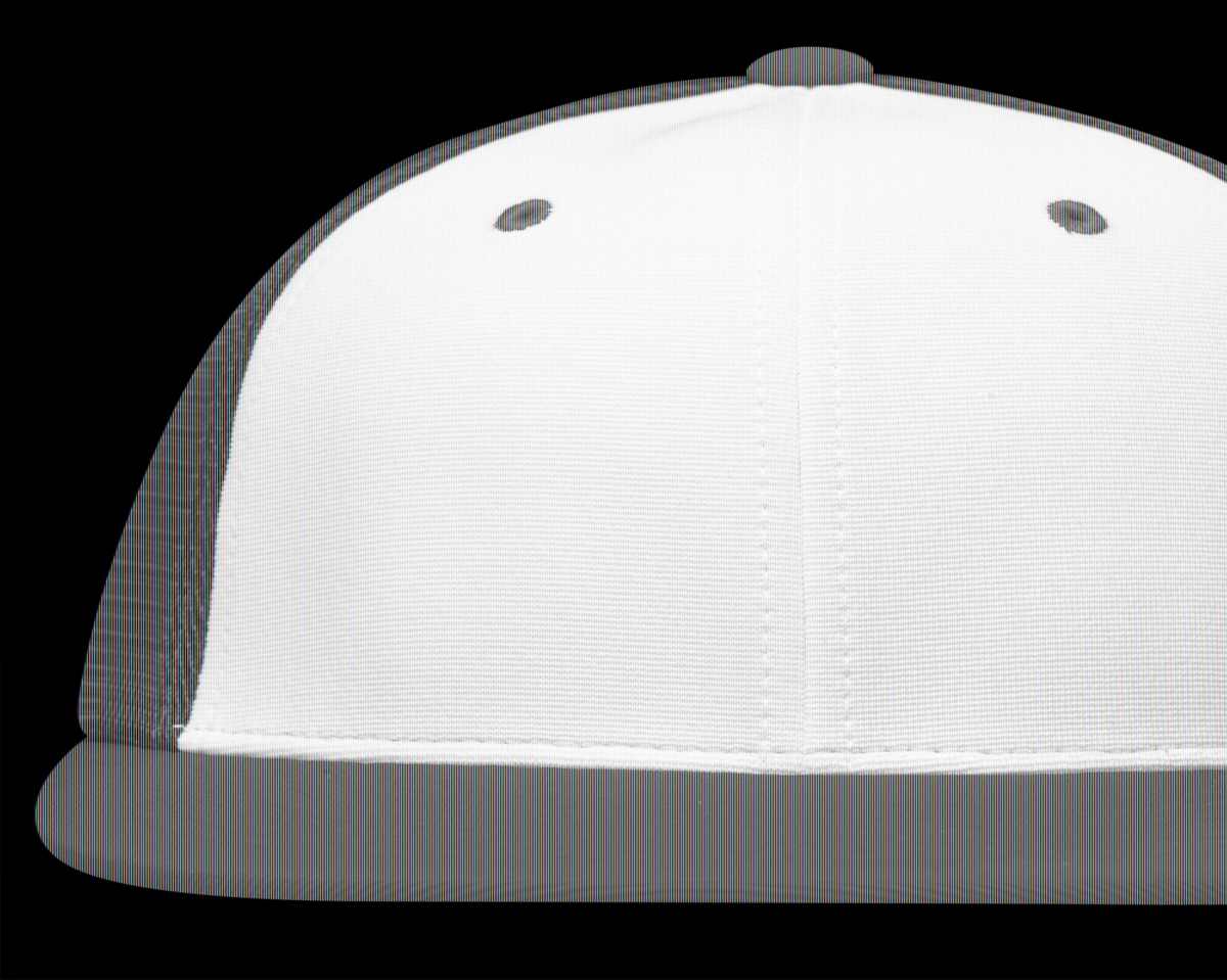 ES341.83Q.XS Premium M2 Performance Trucker Flexfit Cap - White, Black & Dark Green - Extra Small