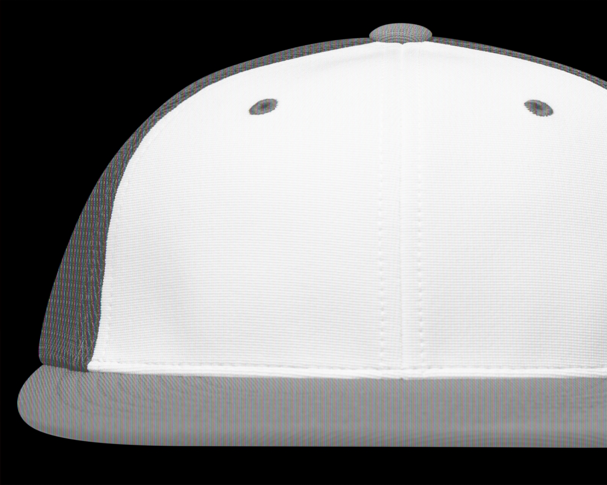 ES341.X26.XS Premium M2 Performance Trucker Flexfit Cap - White, Black & Graphite - Extra Small