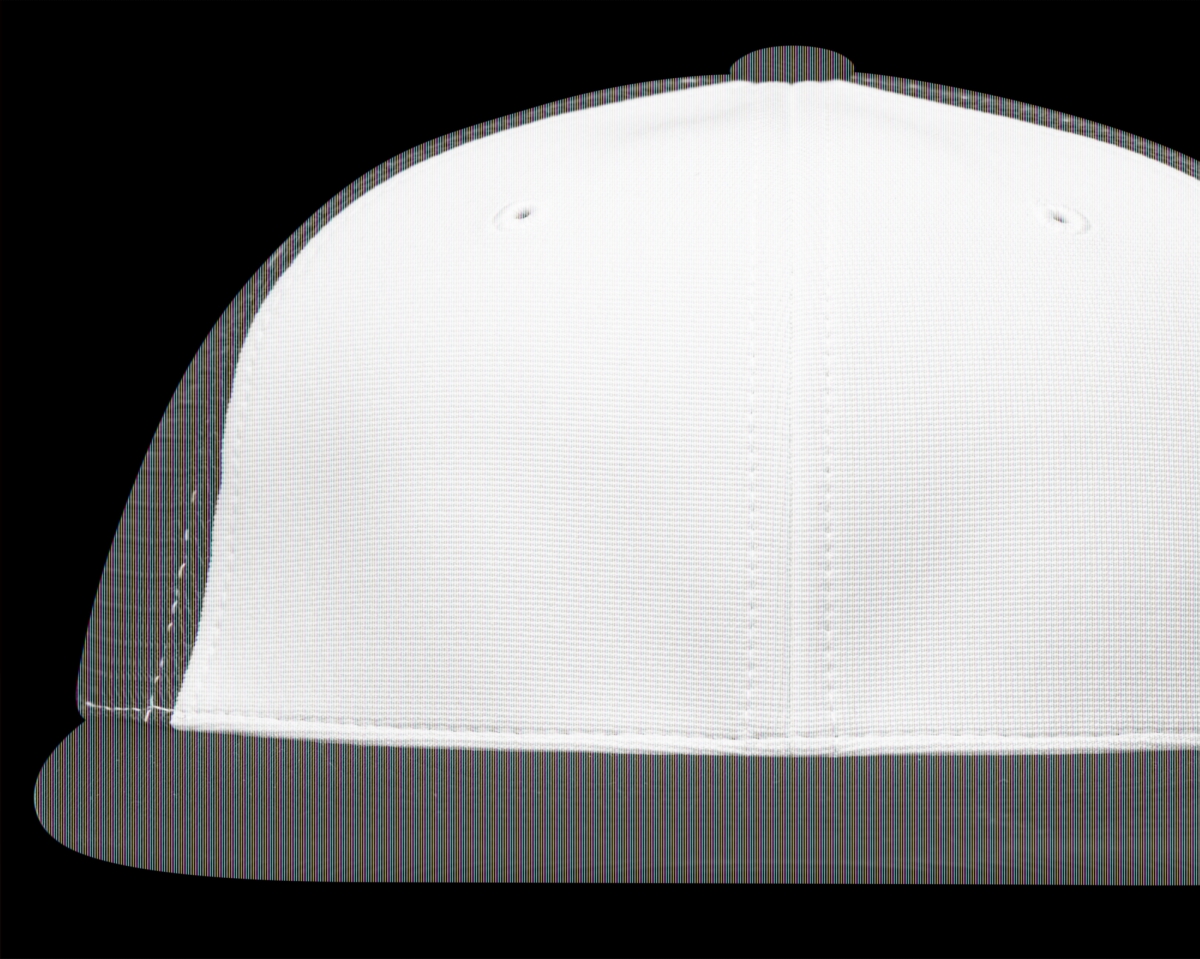 ES341.R57.XS Premium M2 Performance Trucker Flexfit Cap, White & Navy - Extra Small