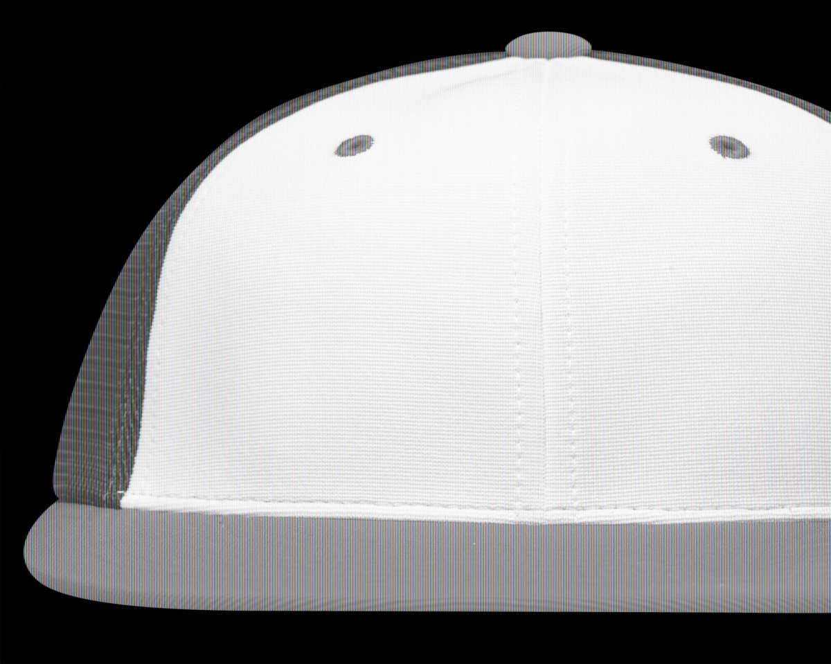 ES341.86Q.L-XL Premium M2 Performance Trucker Flexfit Cap - White, Navy & Orange - Large & Extra Large