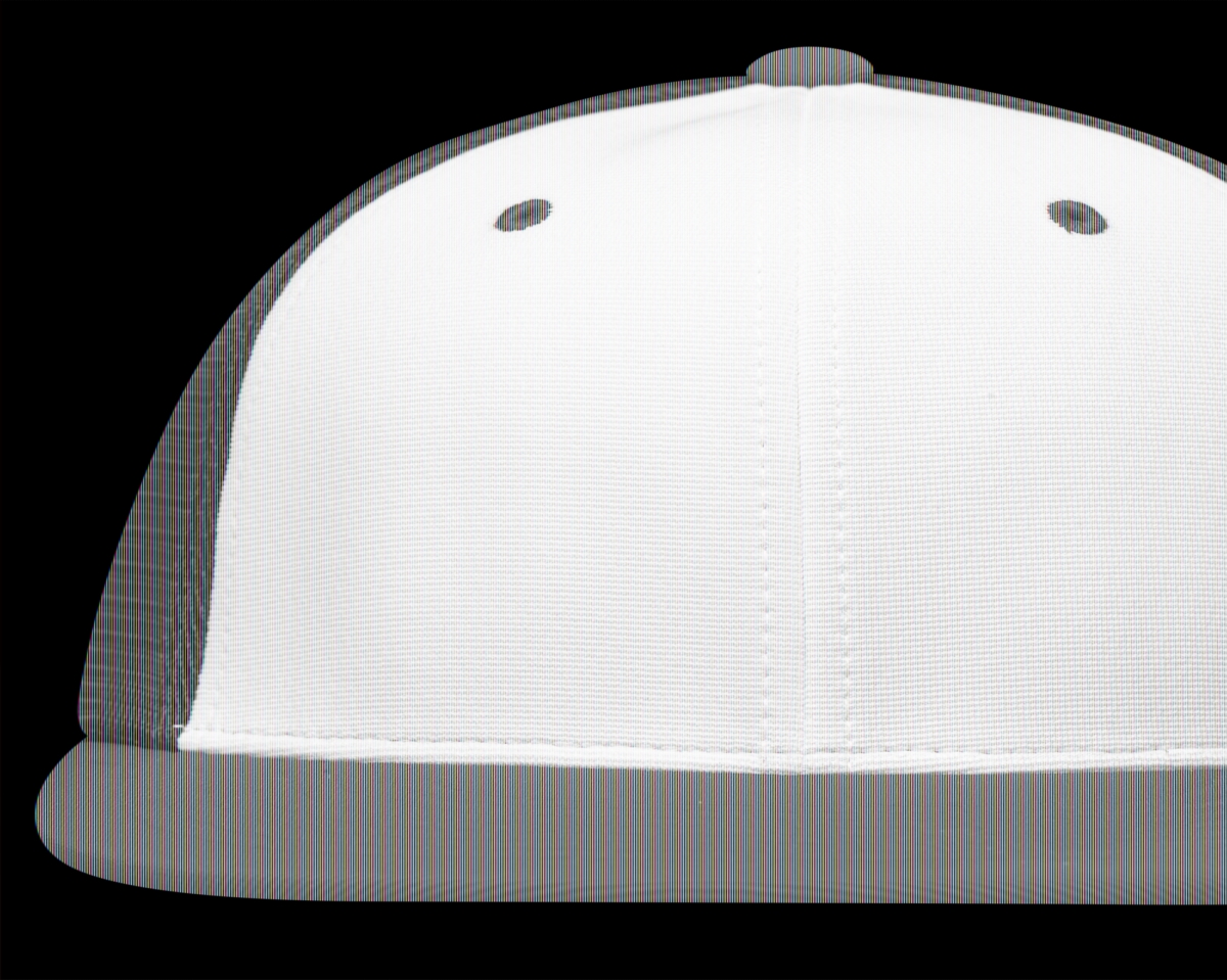 ES341.140.XS Premium M2 Performance Trucker Flexfit Cap - White, Navy & Red - Extra Small