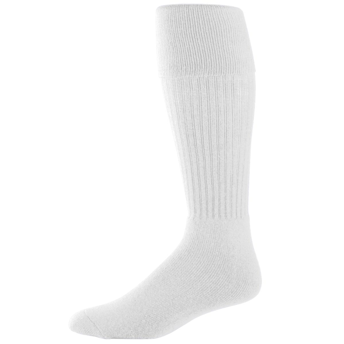 ASI 6031.005.M Soccer Sock, White - Medium