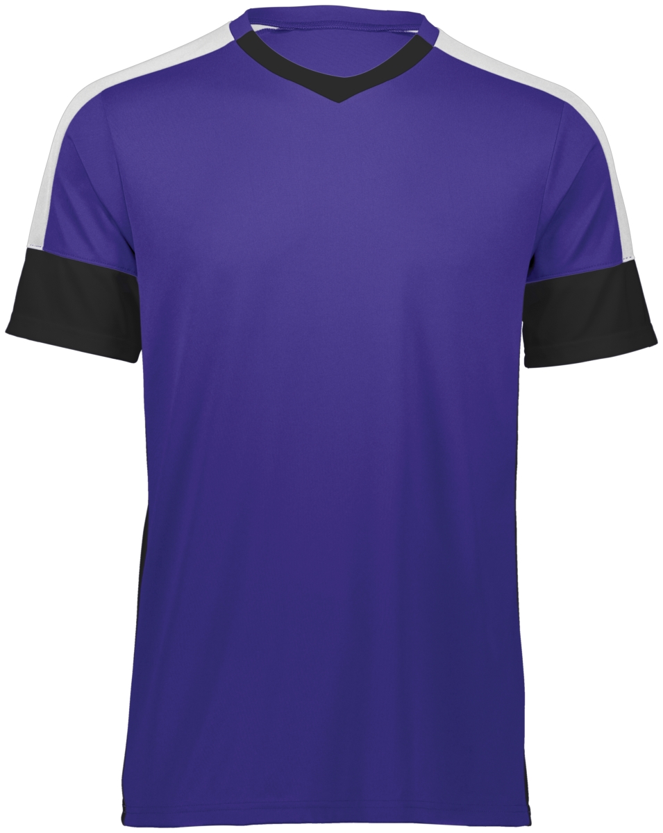 322931.497.M Youth Wembley Soccer Jersey - Purple, Black & White - Medium